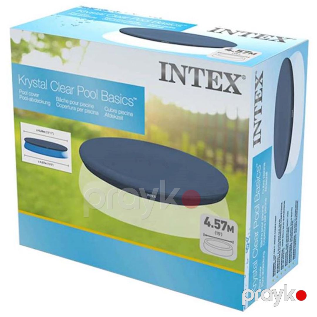 Şişmə hovuz üçün tent Intex Easy Set Pools 28023, göy, 457 sm — Mallar, Bakı (2)