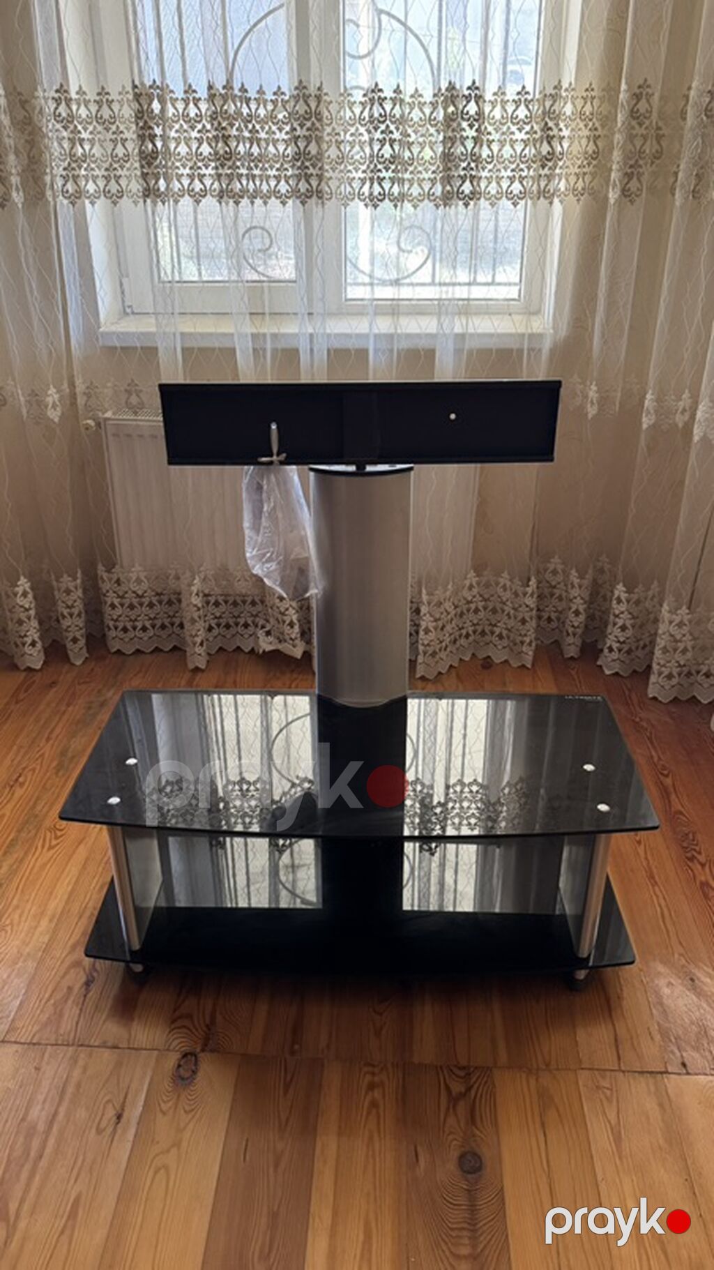 Ultımate Tempered Glass TV stendi və montajlı dayağı - Brend/seriya — Televizor altlıqları və standlar, Mehdiabad (8)