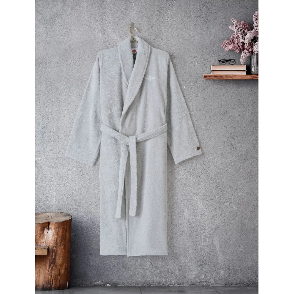 Hamam xalatı Cotton Box Exclusive S/M, Boz (8680108080269) — Bakı