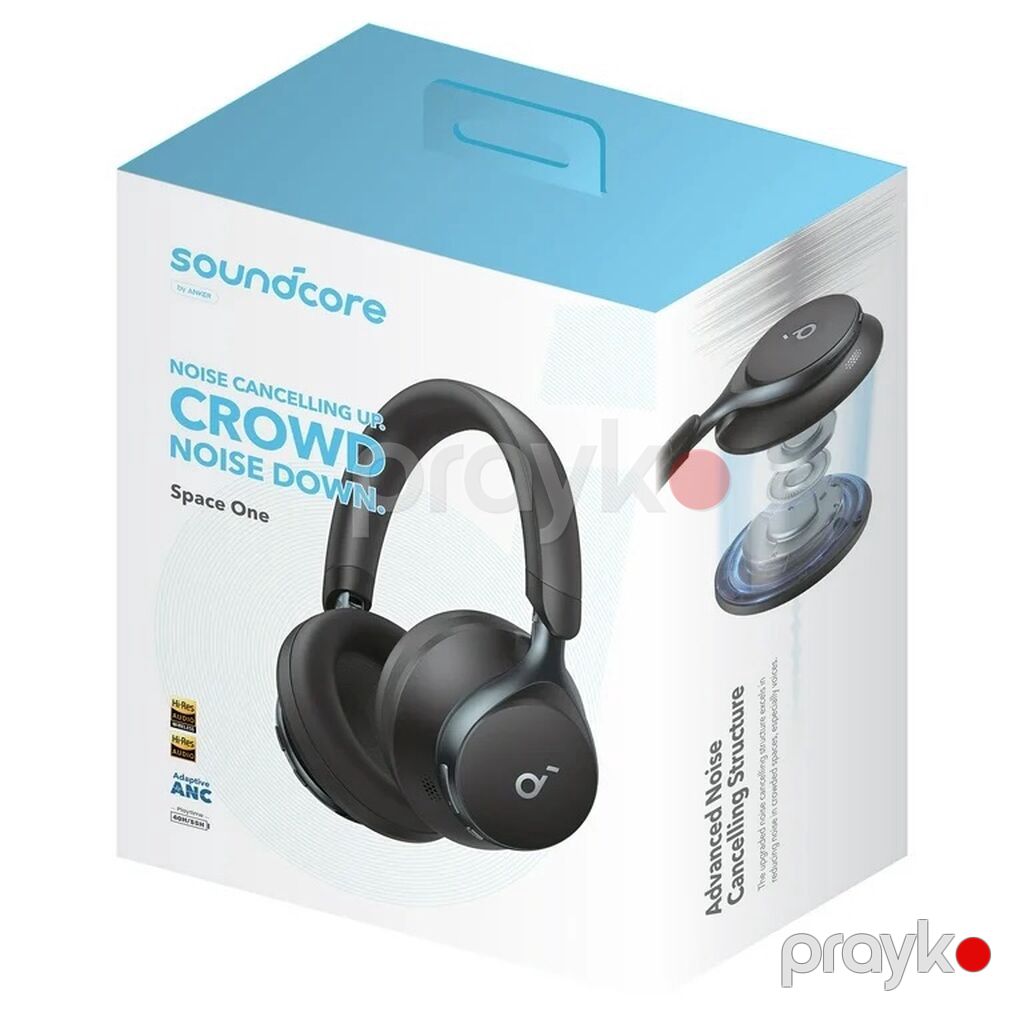Soundcore Space One – simsiz over‑ear qulaqlıq Xüsusiyyətlər: - Aktiv — Qulaqcıqlar, Bakı (2)