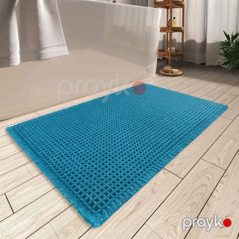 Qapı qabağı ayaqaltı, göy, parça/silikon, 81 sm — Bakı