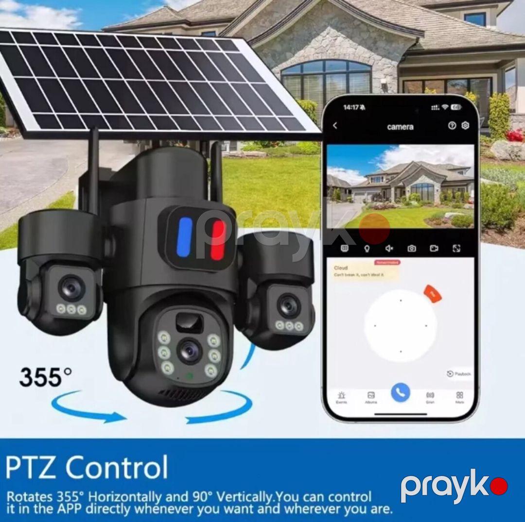 4 kamera günəṣ panelli 4G sim kartli 16mp/4k — Ağıllı ev və təhlükəsizlik, Bakı (2)