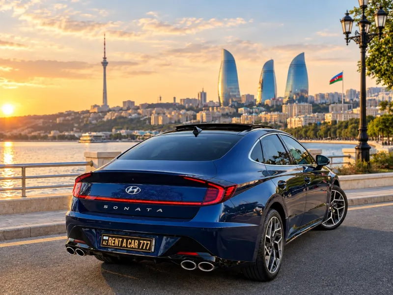 Hyundai-sonata 2023 — gündəlik icarə — Minik avtomobili icarəsi, Bakı (6)