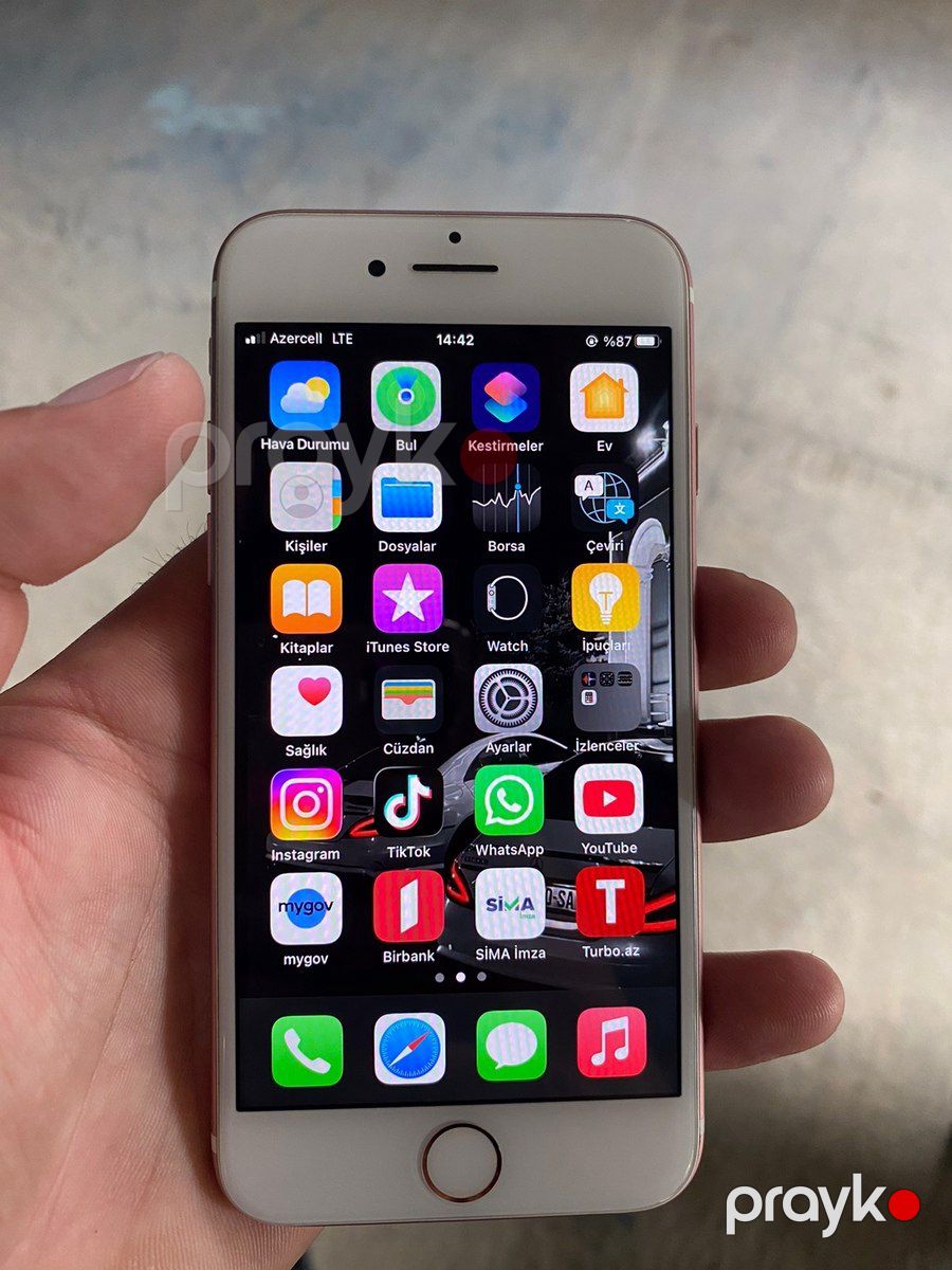 Apple iPhone 7 Rose Gold 32GB — Smartfonlar, Bakı (2)
