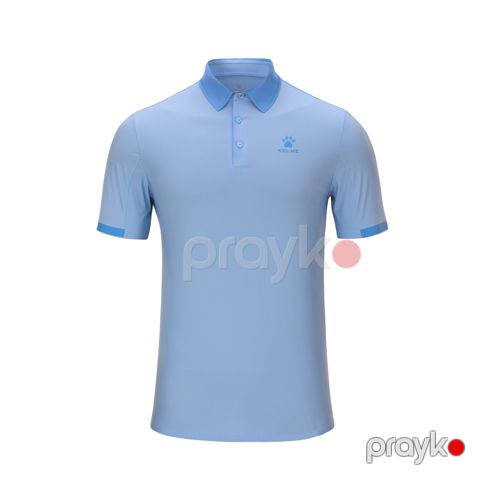 Kişi üçün qısaqol polo Kelme, mavi, neylon/spandeks, ölçü XL — Bakı