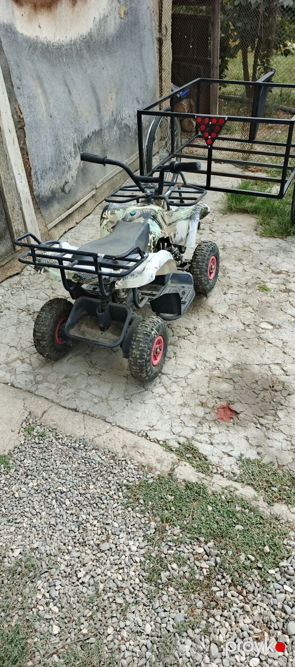 Uşaq/yeniyetmə üçün mini ATV və qoşqu - 4 təkərli benzinli mini ATV — Kvadrosikllər və baqqilər, Xaçmaz (3)