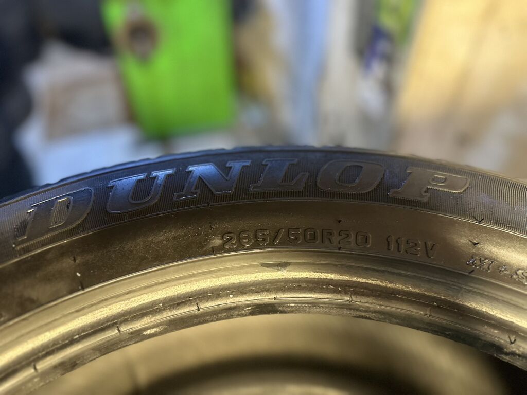 Dunlop avtomobil şinləri - Ölçü: 285/50 R20 - Yük/sürət indeksi: 112V — Şinlər, Bakı (2)