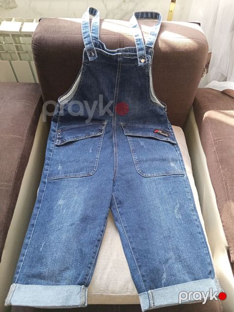 Cins kombinezon (salopet) - Material: qalın və yumşaq denim - Rəng — Bakı