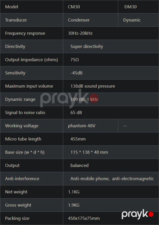 Masaüstü mikrofon "Dsppa DM30" — Səs texnikası, Bakı (2)