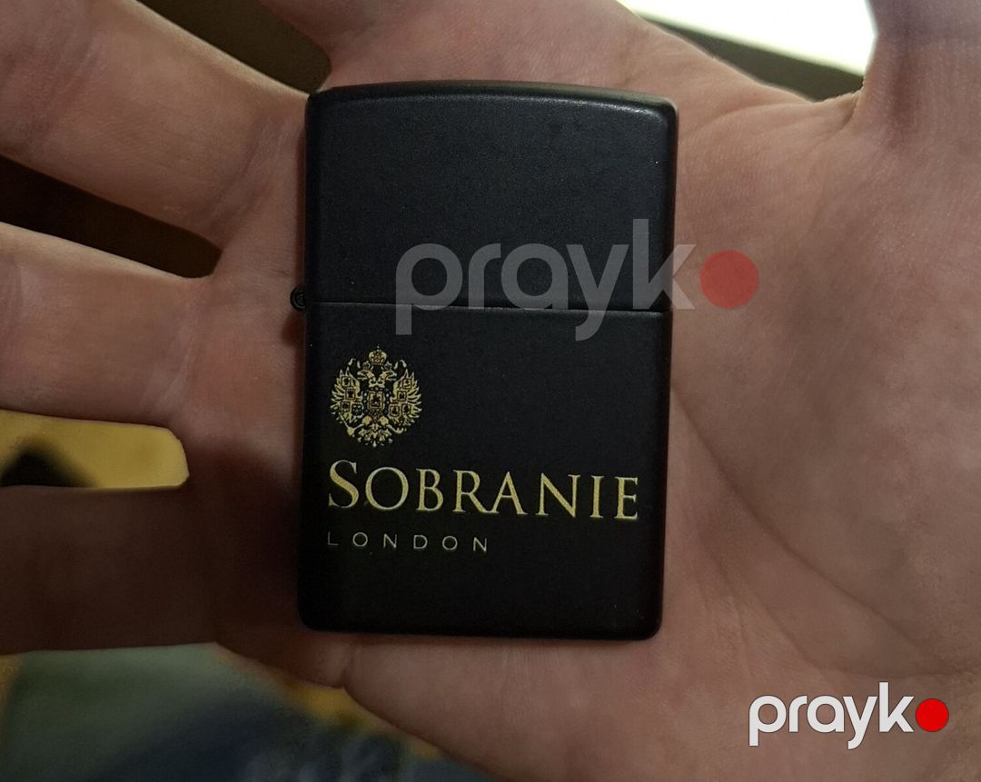 Zippo Classic Black Matte Sobranie — Şəxsi əşyalar, Bakı (4)