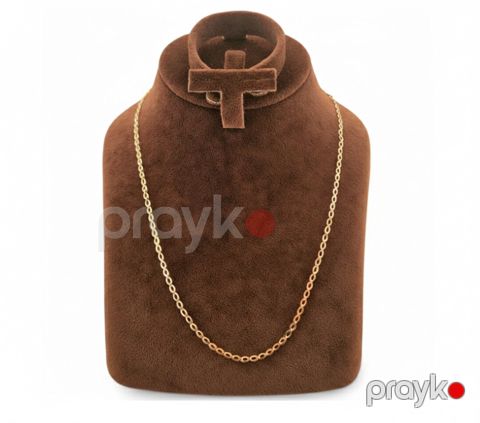 Zəncir uniseks RV020, qızıl 585 əyar — Bakı