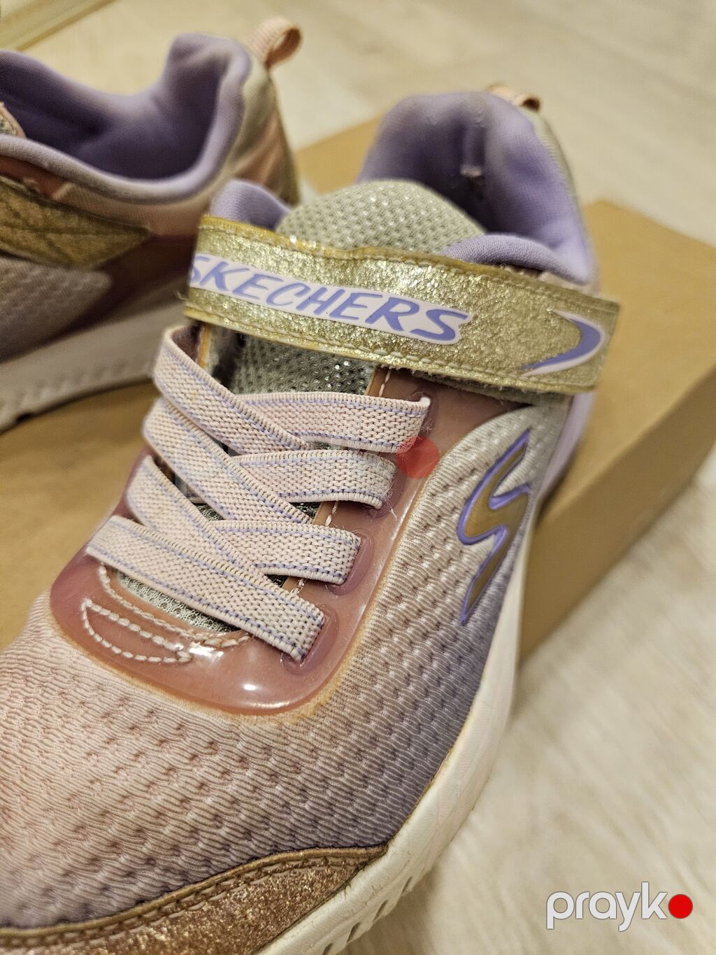 Rəng - Yasəmən Krossovkalar, Skechers, Ölçü: 30, Qız üçün — Uşaq ayakkabısı, Xırdalan (4)