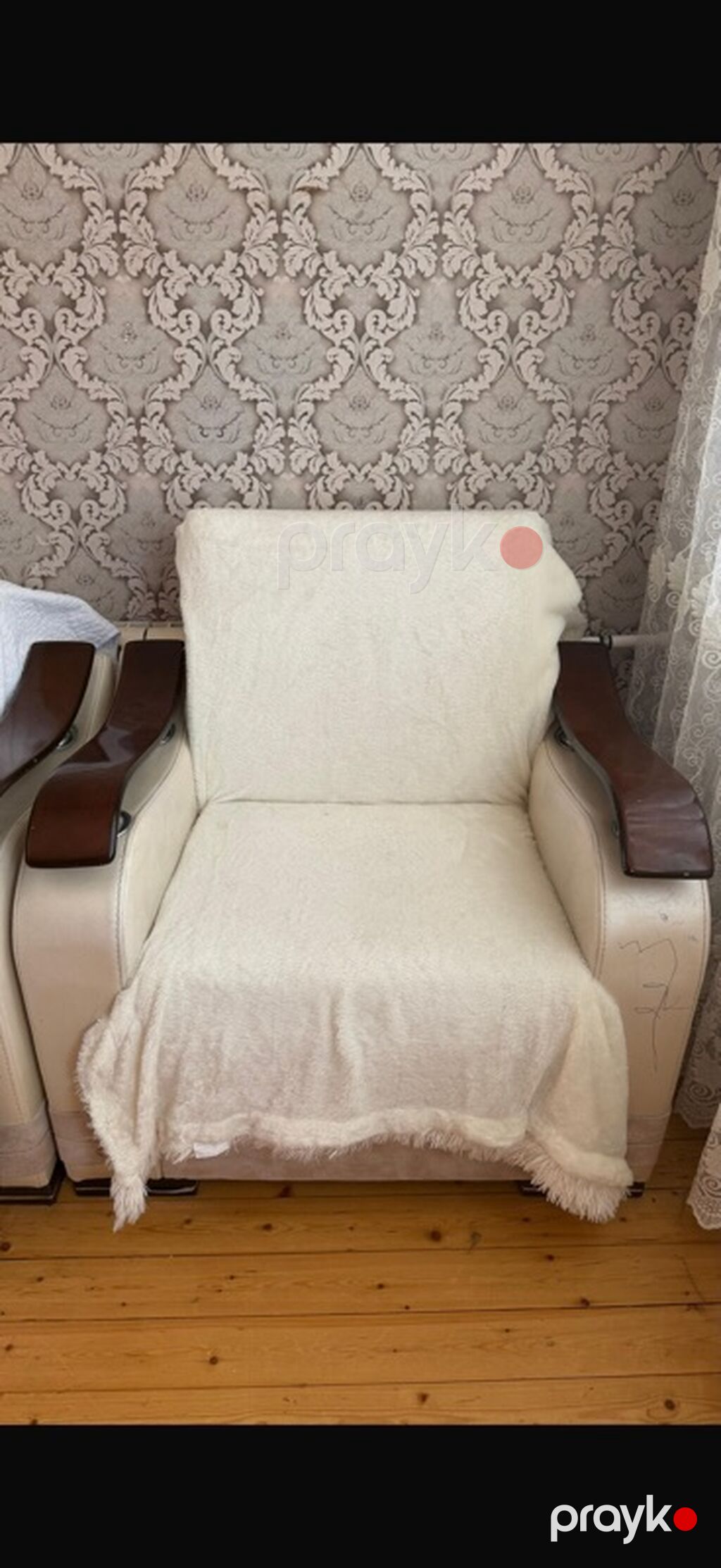 Klassik üslublu yumşaq mebel dəsti - Tərkibi: 3 nəfərlik divan + 2 — Yumşaq mobilya dəstləri, Saray (2)