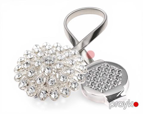 Pərdələr üçün maqnit, metal, gümüşü, 1 ədəd — Bakı