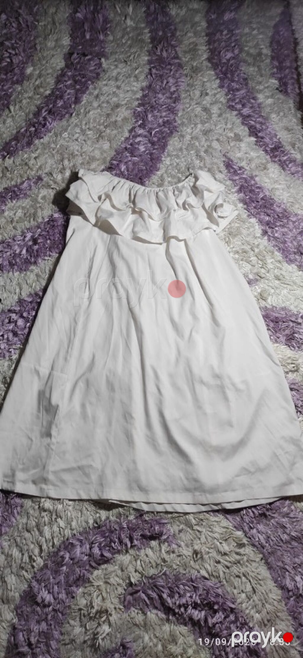 Qadın geyimləri paketi 1) Qara fon üzərində qırmızı floral printli — Axşam paltarları, Bakı (4)