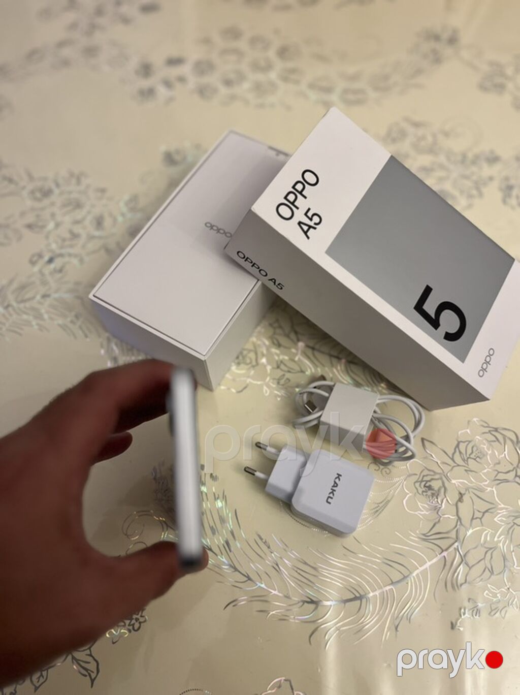 Oppo A5, 128 GB, rəng - Gümüşü, Barmaq izi, İki sim kartlı, Face ID — OPPO, Bakı (5)