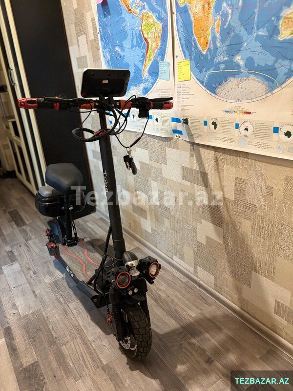 Toba elektrikli skuter — Motosiklet və mopedlər, Bakı (3)