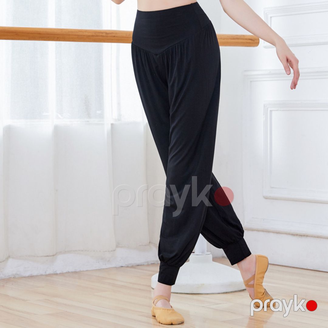 Rəqs məşqləri üçün şalvar, qara, pambıq, ölçü XL — Mallar, Bakı (3)