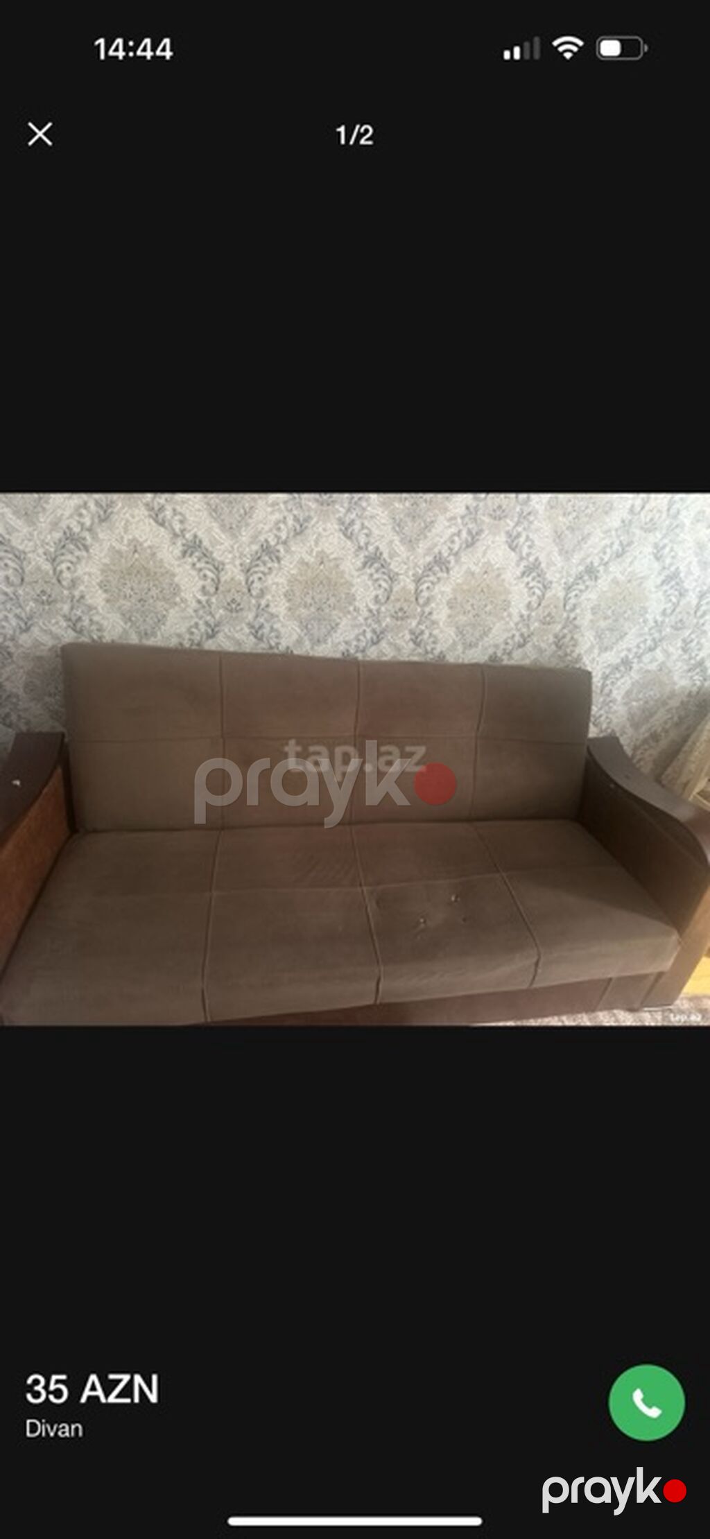 Divan – 35 AZN - Model: sadə və praktik üçoturacaqlı divan - Rəng — Divanlər, Mehdiabad (2)