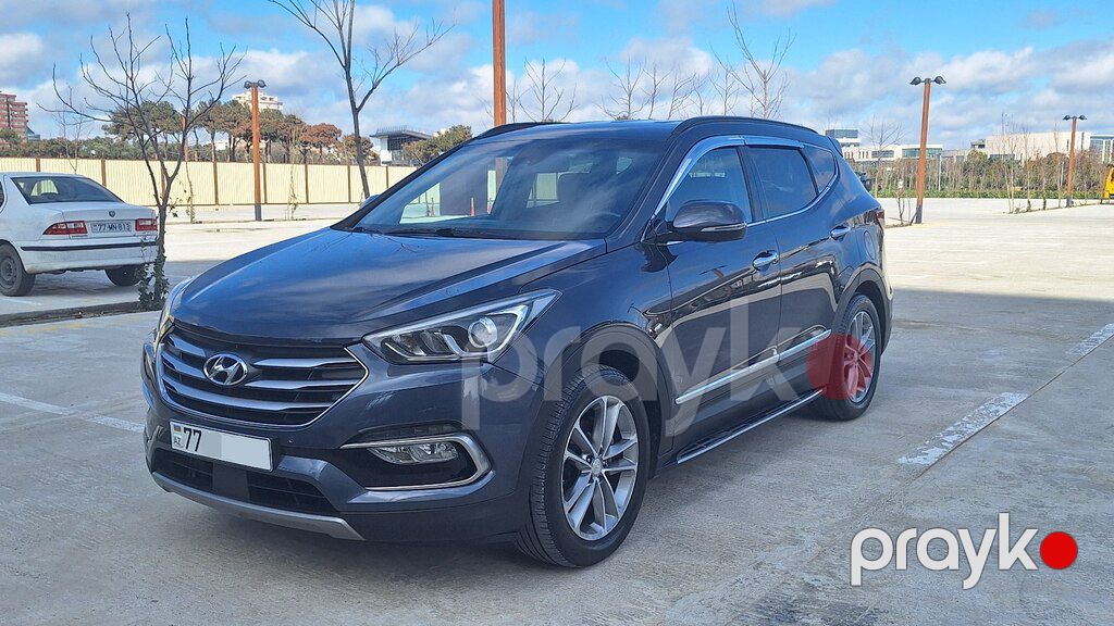 Hyundai Santa Fe, 2.0 L, 2016 il, 196 895 km — Avtomobillər, Bakı (3)