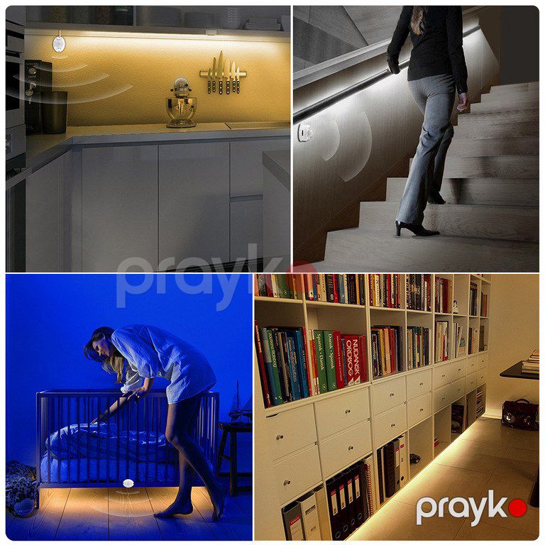 Ağıllı hərəkət sensorlu LED işıq zolağı — Ağıllı ev və təhlükəsizlik, Bakı (2)