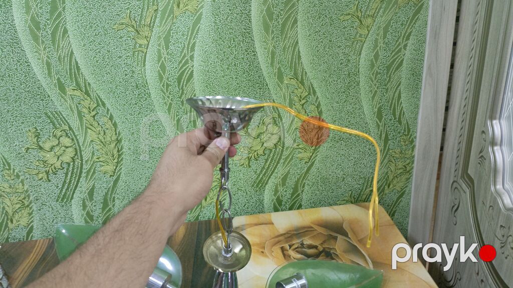 Çılçıraq, 3 lampa, Metal — Tavan is?qlar? v? cilc?raqlar, Bakı (2)