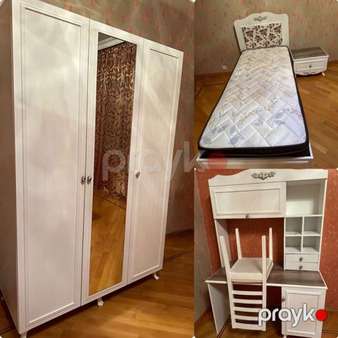 Qız üçün, İşlənmiş, Təknəfərlik çarpayı, Yazı masası, Dolab, Tumba — Bakı