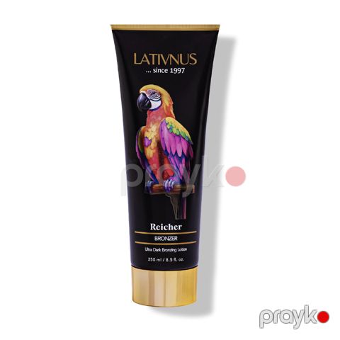 Solarium da qaralma üçün losyon Lativnus Reicher Bronzer 250 ml — Bakı
