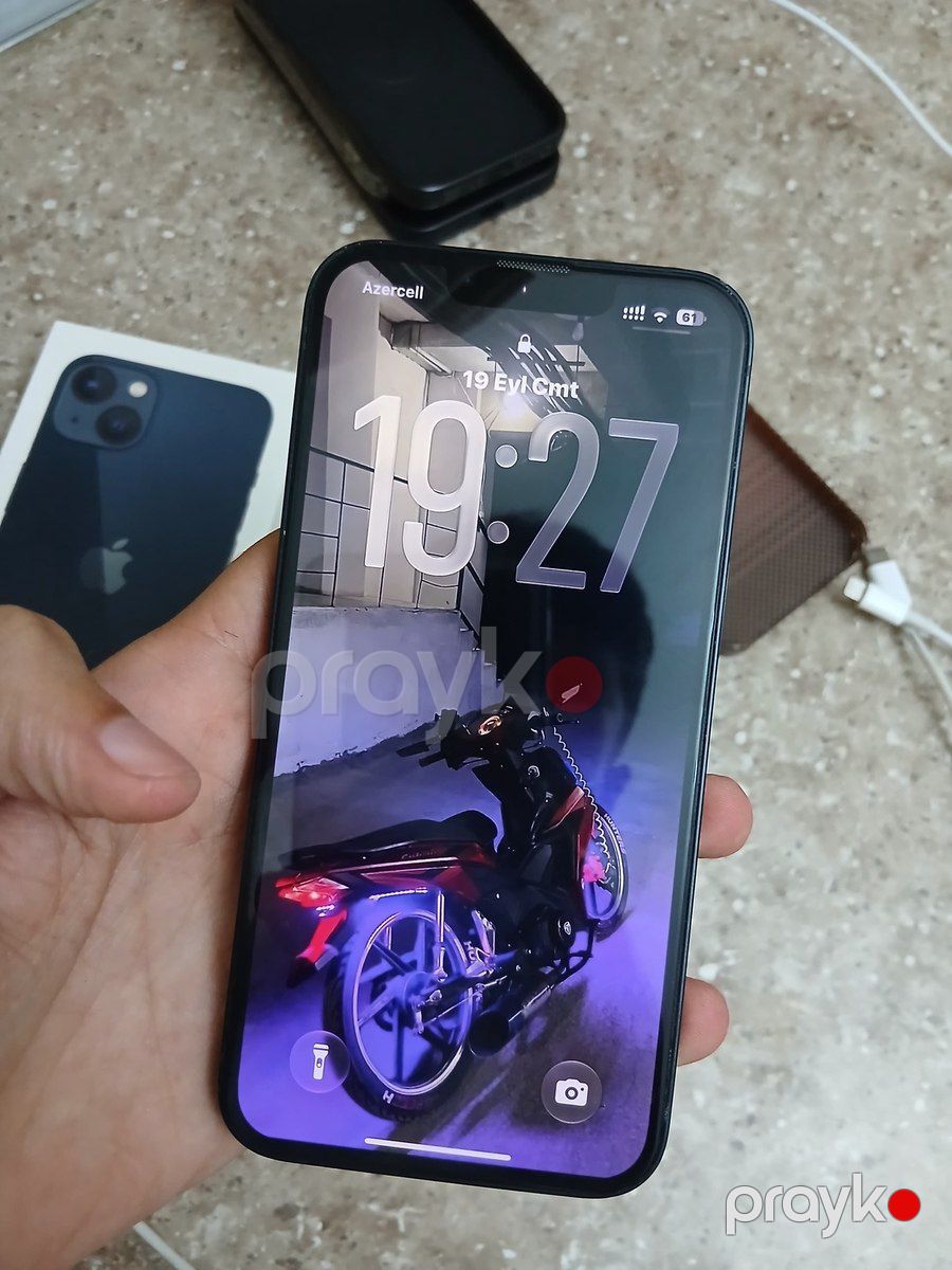 Apple iPhone 13 Midnight 128GB/4GB — Smartfonlar, Bakı (2)