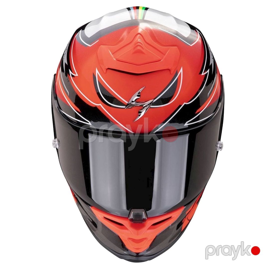 Motosikl dəbilqəsi Scorpion Exo-R1 Evo Air Alvaro, qara/qırmızı, ölçü L — Mallar, Bakı (3)