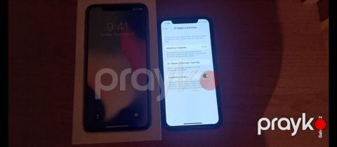 IPhone Xs Max, 256 GB, White Titanium, Barmaq izi, Face ID — Digah