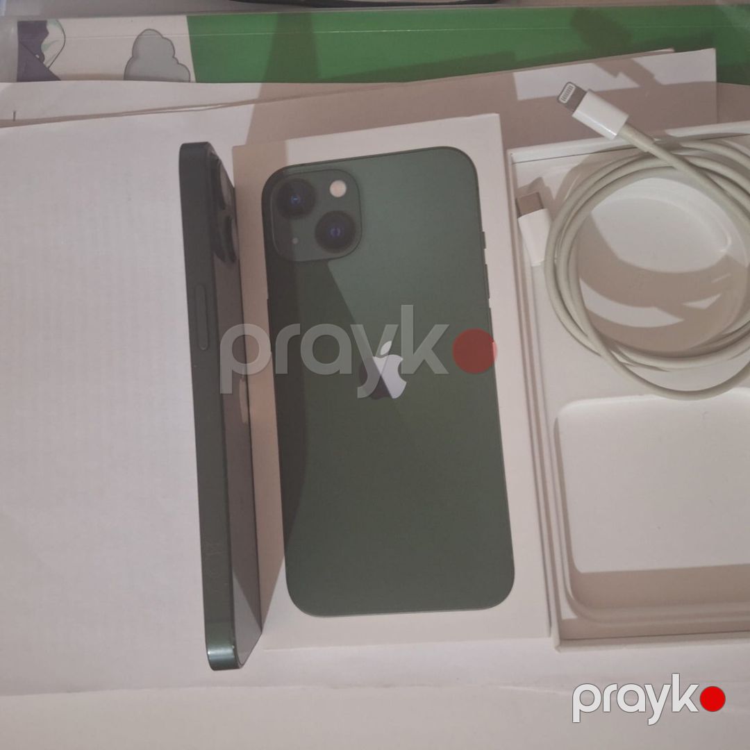 Apple iPhone 13 Green 128GB/4GB — Smartfonlar, Qazax (4)