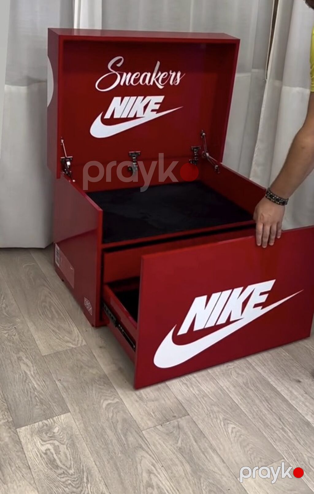 Brend qutusu dizaynında çoxfunksiyalı saxlanma oturacağı - Dizayn — Puflər və banketlər, Bakı (3)