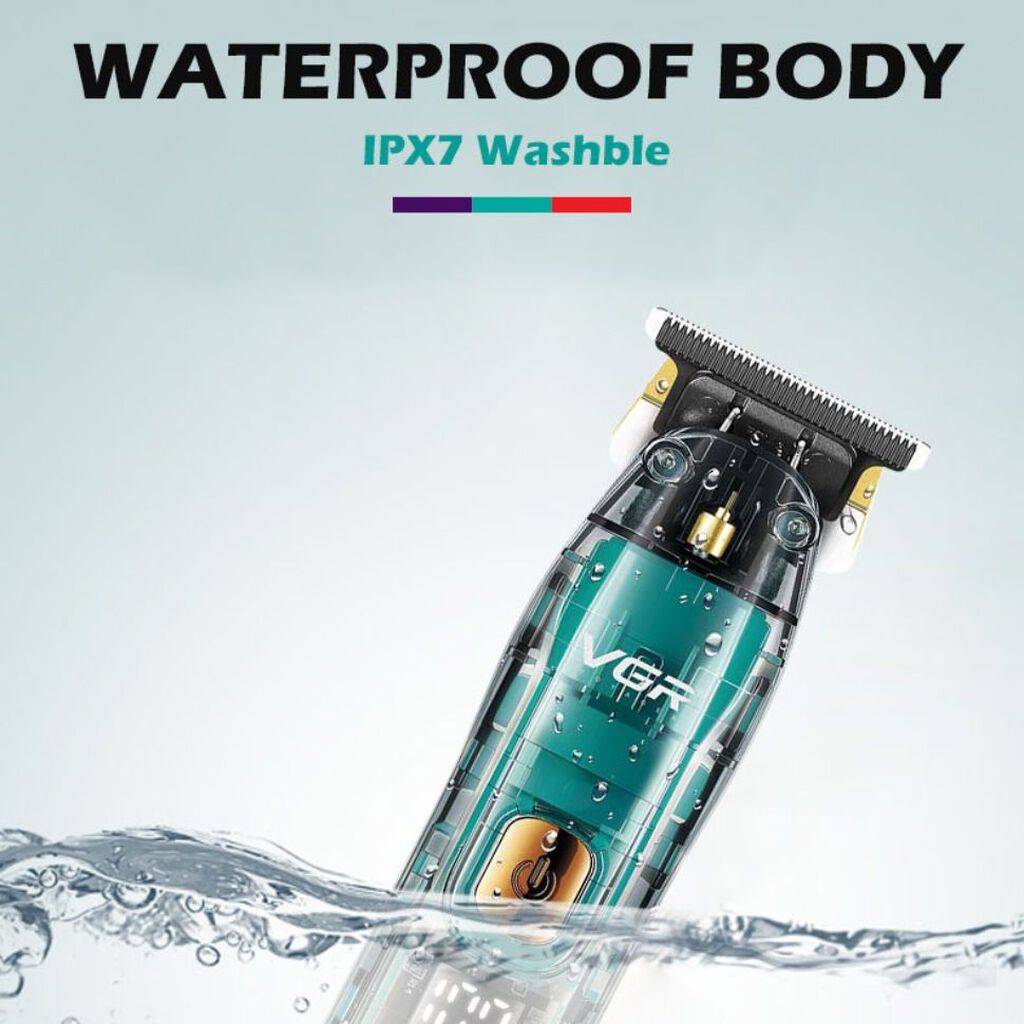 Trimmer VGR 961 - 6000RPM / 1200MAH - 180 Dəqiqə / Cord/Cordless — Saç kəsmə maşınları, Bakı (5)
