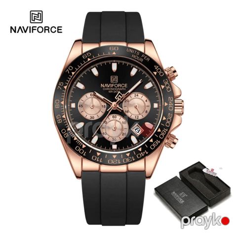 Qol saatı kişilər üçün Naviforce AA8054, qara — Bakı
