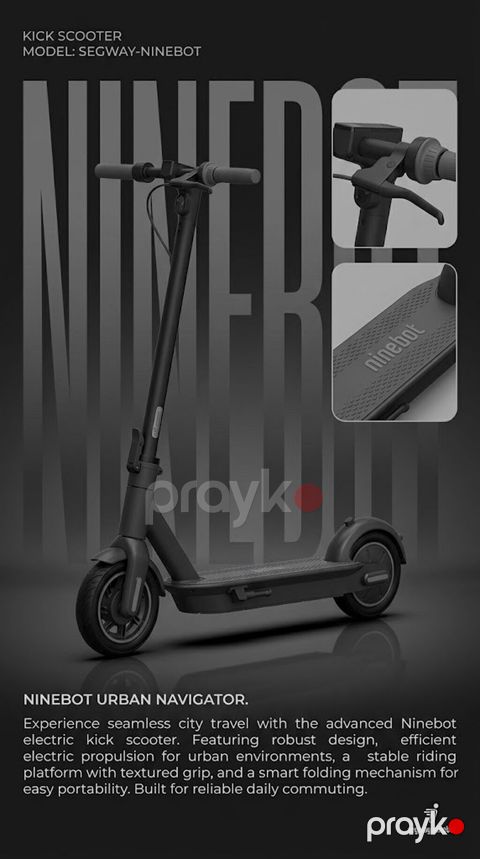 İşlənmiş Elektrik samokat 10", 251 - 350 Vt, 16 - 25 km/s, Ünvandan götürmə — Bakı