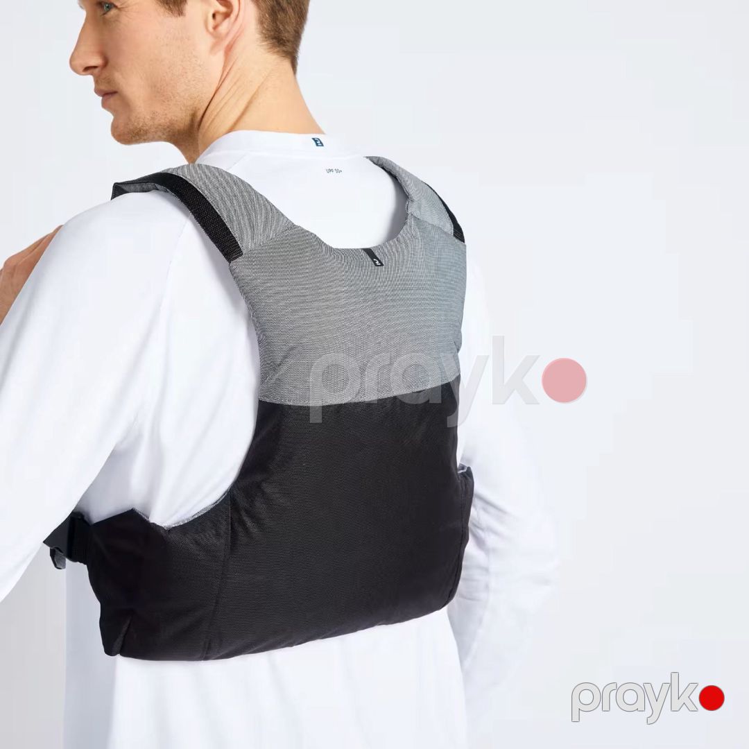 Xilasedici jilet Decathlon 8733347, 40-60 kq, boz/qara — Mallar, Bakı (3)