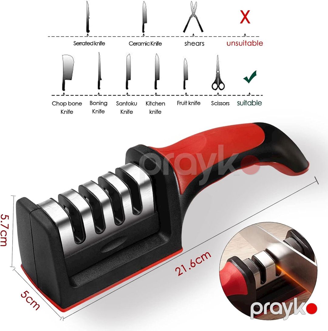 Bıçaqlar üçün itiləyici Kelvin Chen, 5.69x21.49x5.2 sm, plastik, qara — Mallar, Bakı (2)