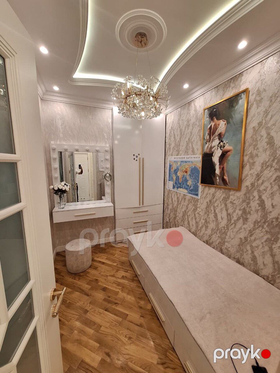4-otaqlı yeni tikili, Qara Qarayev m., 105 m² — Mənzil, Bakı (7)