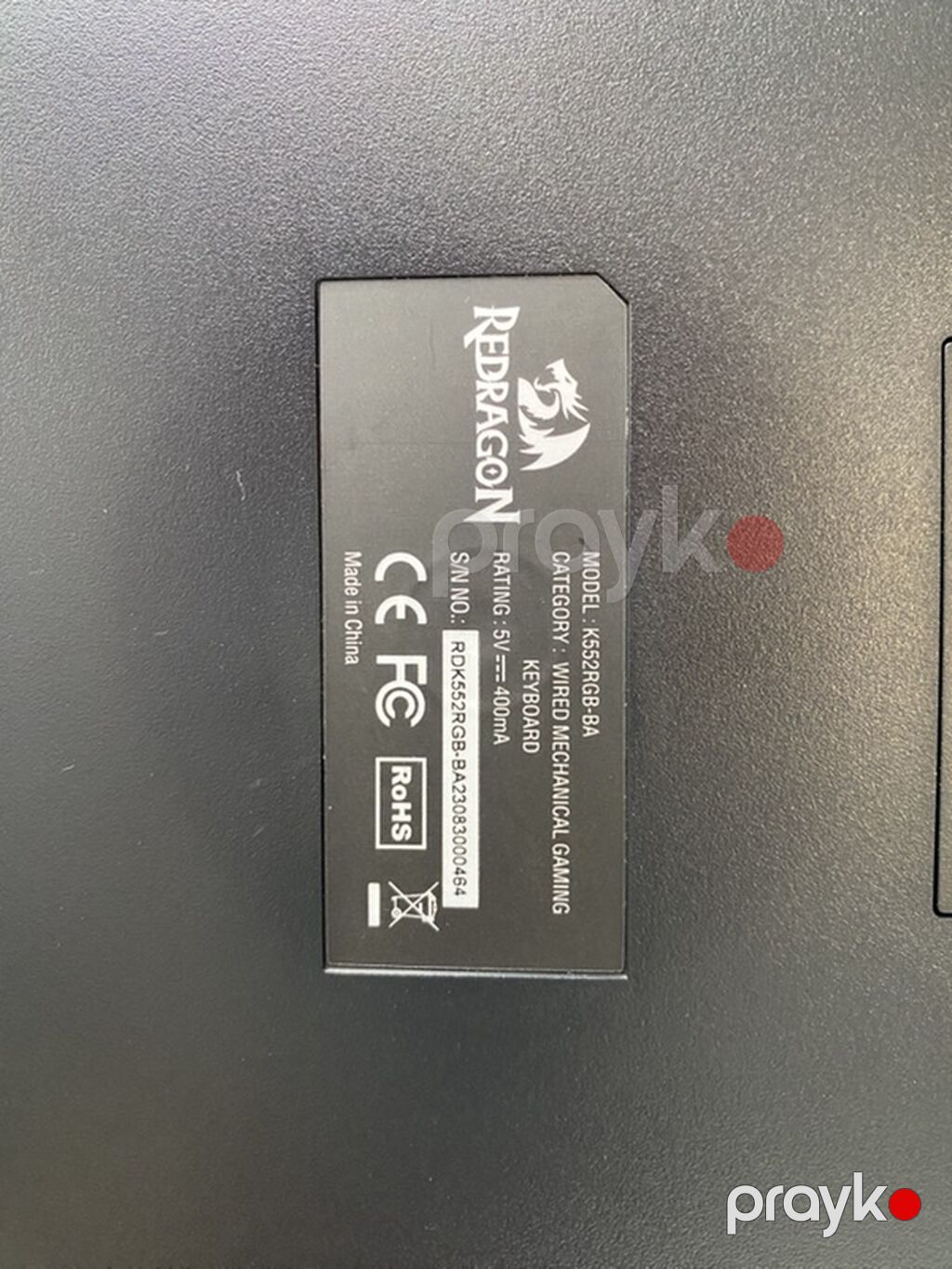 Redragon H556-2 Rgb-b A (RDK552RGB-BA) simli mexaniki gaming — Klaviaturalar və siçanlar, Sumqayıt (3)