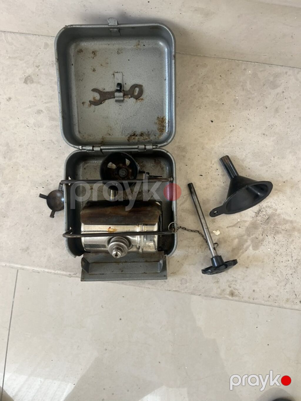 Metal korpuslu portativ benzinli/kerozinli kamp ocağı (sahə ocağı) — Mangal və aksesuarları, Masazır (2)