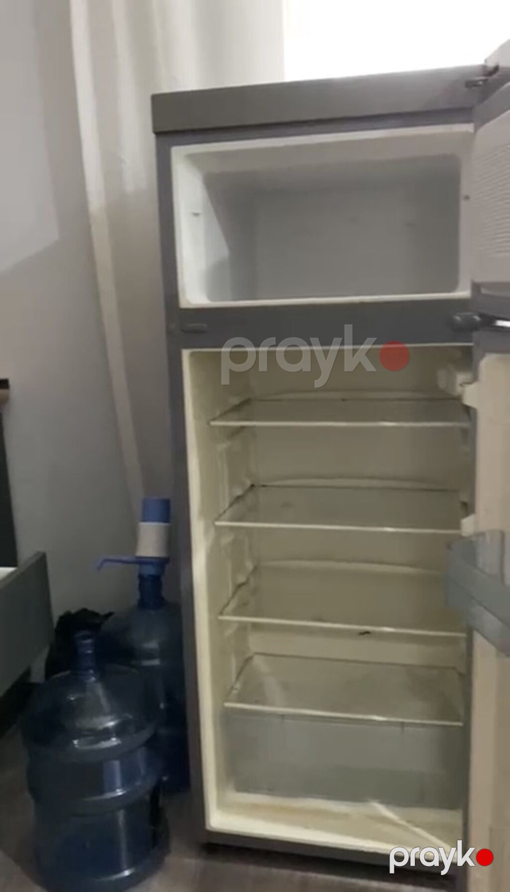 Swizer iki qapılı soyuducu - Rəng: gümüş (inox görünüşlü) - Üst — Soyuducular, Bakı (3)