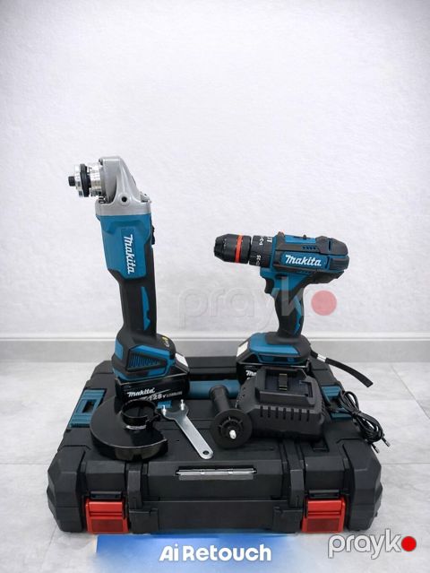Makita 2-li alət dəsti – 48V Li-ion Dəst tərkibi: - Akkumulyatorlu