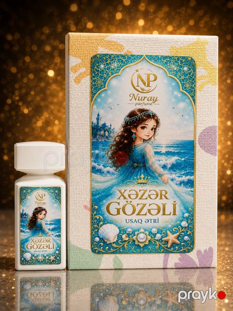 Nuray Parfume Xəzər Gözəli qızlar üçün ətir suyu, 50 ml — Bakı
