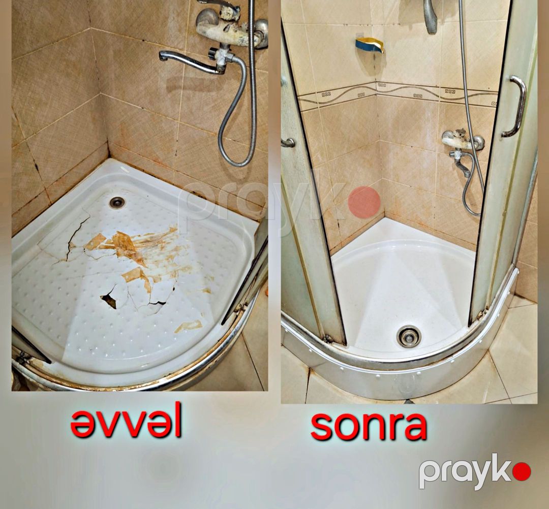 Poddon, duş altlıgı — Santexnika və kommunikasiyalar, Bakı (3)