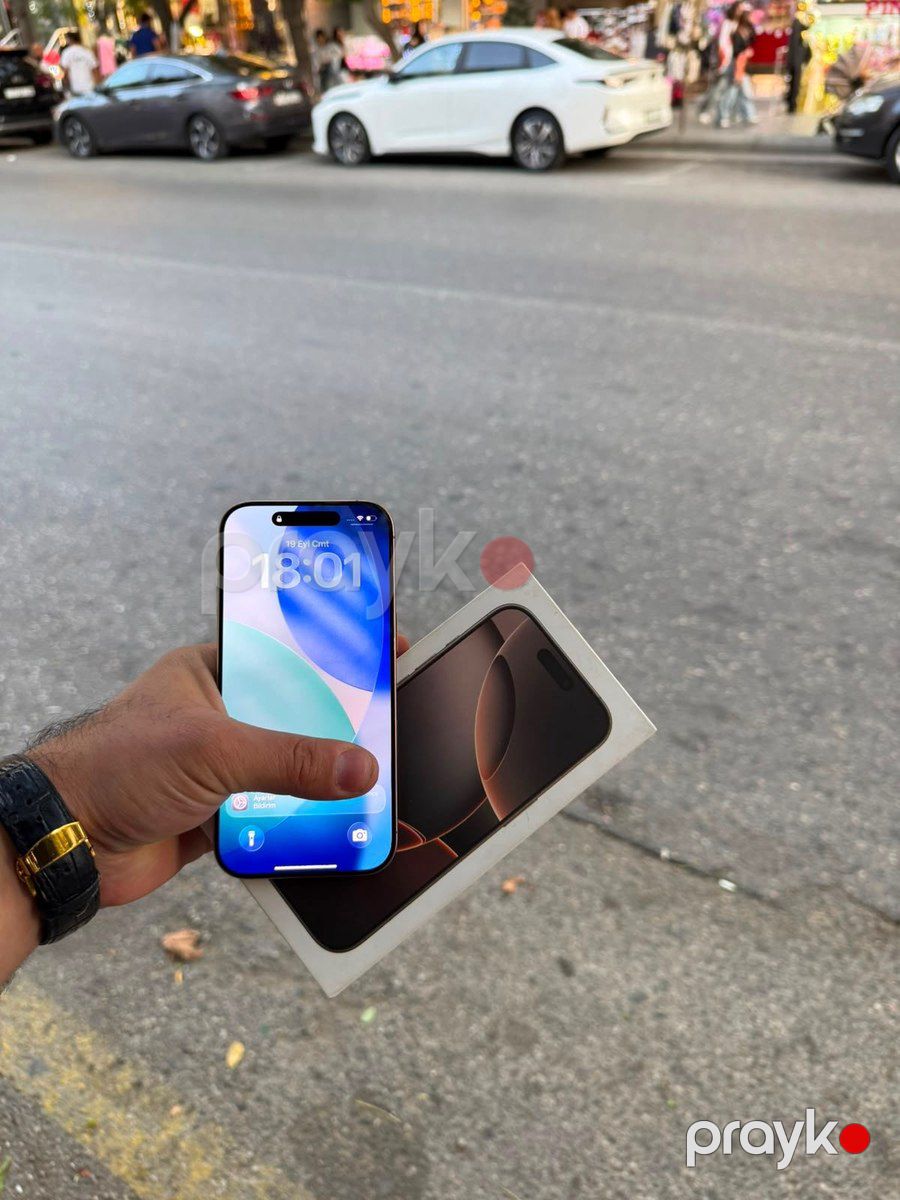 Apple iPhone 16 Pro Desert Titanium 128GB/8GB — Smartfonlar, Bakı (2)