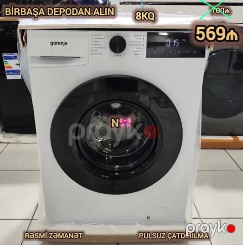*Gorenje* 8 kq paltaryuyan *sadəcə 3 gün 569azn* *Sadəcə 3GÜN* — Digah