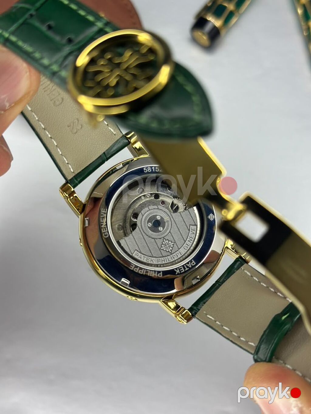 Patek Philippe avtomatik qol saatı – yaşıl temalı lüks dizayn — Qol saatları, Bakı (2)