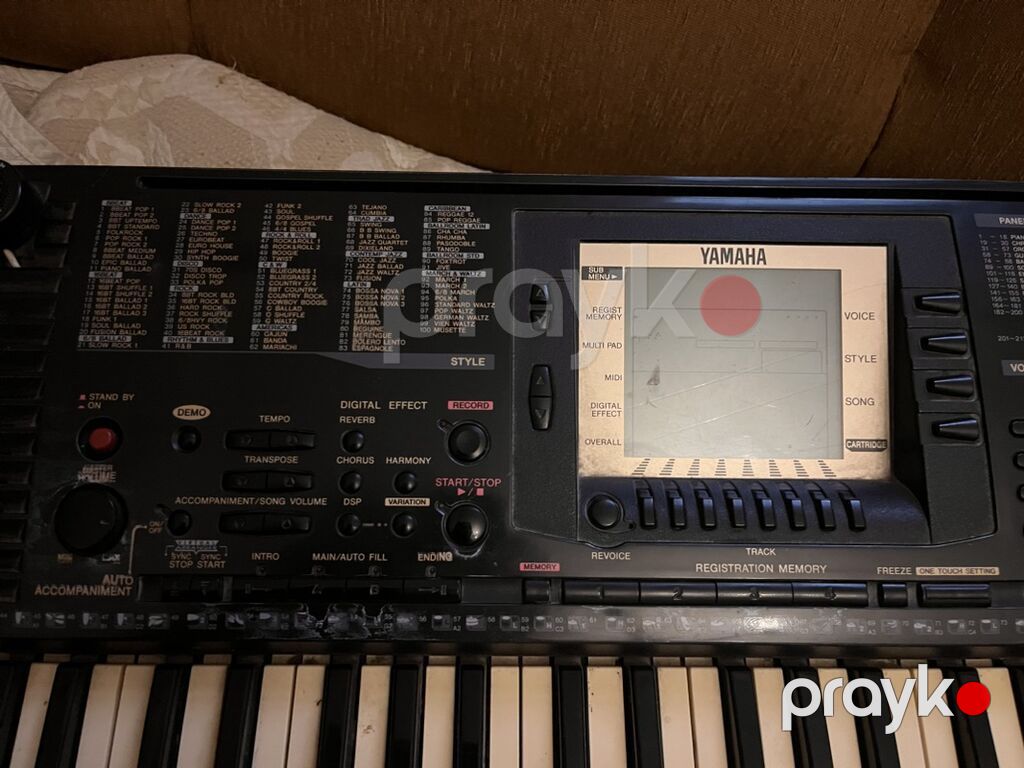 Yamaha PSR-530 aranjor klavye - 61 klaviş, toxunuşa həssas - Böyük — Pianino və digər klaviş alətləri, Mehdiabad (5)