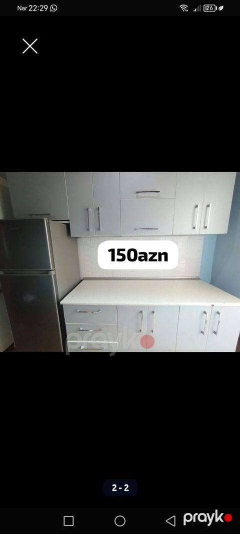 Mətbəx mebel satılır səliqəli islenb ölçüsü 2m 20sm Evden cxmaılıdr — Mehdiabad